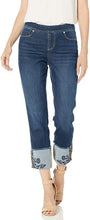 
                        
                          將圖片載入圖庫檢視器 Jag Jeans Women's Lewis Straight Pull on Crop W/Embroidered Cuff
                        
                      