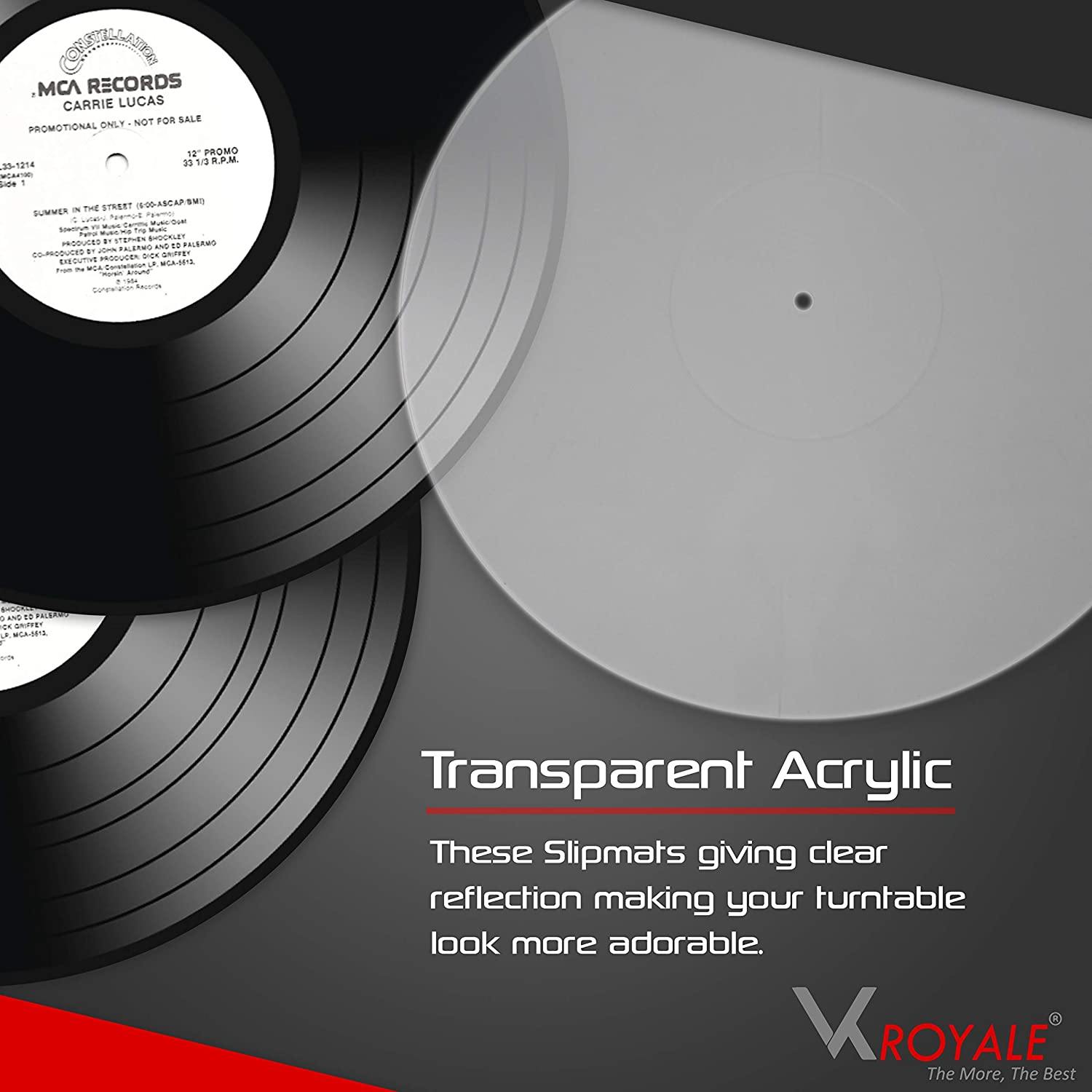 VK ROYALE - Acrylic Turntable Slipmat Yellow - JOY2ESpree