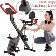 
                        
                          將圖片載入圖庫檢視器 pooboo Folding Exercise Bike Indoor Cycling Bike Magnetic Upright Bike Stationary Bike - JOY2ESpree
                        
                      