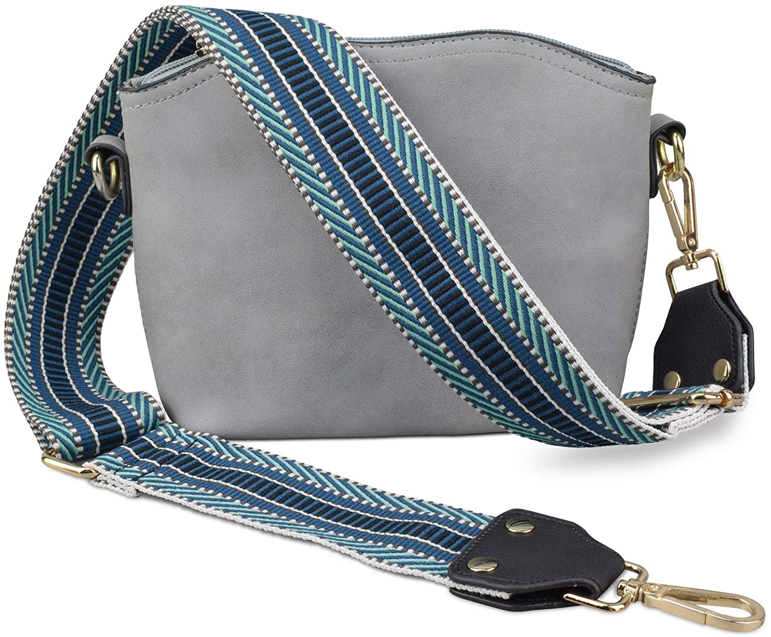 Bag/Purse Strap Replacement Crossbody Shoulder For Women Adjustable Jacquard Woven Cotton Guitar Strap Banjo Strap Style