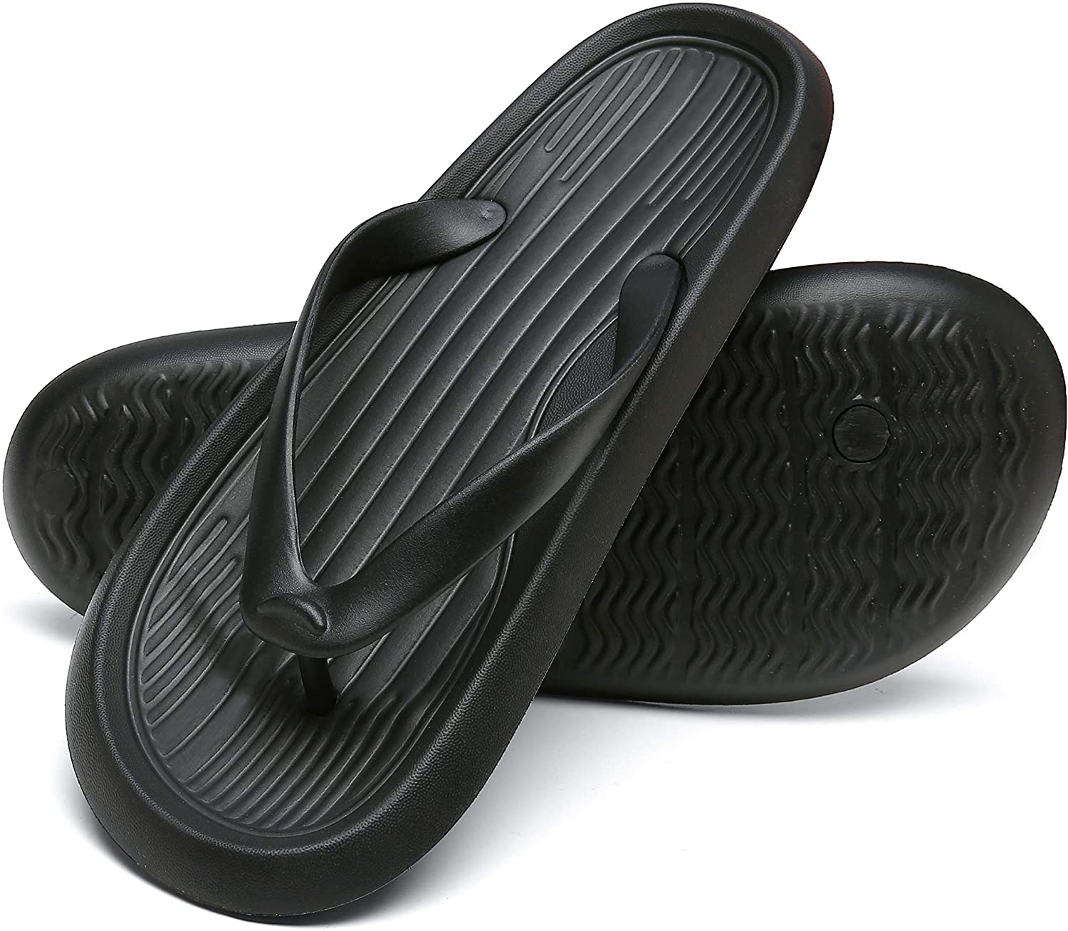 ChayChax Men’s Women’s Flip Flops Lightweight Thong Sandals Summer Beach Pool Shower Slippers