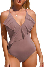 
                        
                          將圖片載入圖庫檢視器 CUPSHE Women's One Piece Swimsuit Ruffle Wrap Textured Beach Swimwear Bathing Suits
                        
                      
