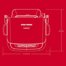 
                        
                          Cargar imagen en el visor de la galería, George Foreman GRP4842MB Multi-Plate Evolve Grill, (Ceramic Grilling Plates, and Waffle Plates Included), Black - JOY2ESpree
                        
                      