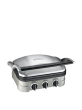 
                        
                          Muat gambar ke penampil Galeri, Cuisinart GR-4NP1 5-in-1 Griddler, 13.5"(L) x 11.5"(W) x 7.12"(H), Silver With Silver/Black Dials - JOY2ESpree
                        
                      
