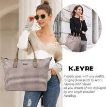 
                        
                          Cargar imagen en el visor de la galería, K.EYRE Women's Soft Faux Leather Tote Bag Purse Handbags Wallet Tote Shoulder Bag Purse Large Capacity
                        
                      
