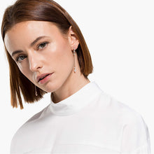 
                        
                          Load image into Gallery viewer, SWAROVSKI Women's Attract Jewelry Collection, Rhodium Finish, Clear Crystals - JOY2ESpree
                        
                      