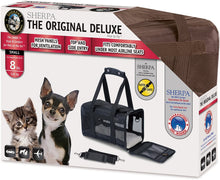 
                        
                          Load image into Gallery viewer, Sherpa Original Deluxe Airline Approved Pet Carrier, Medium, Black
                        
                      