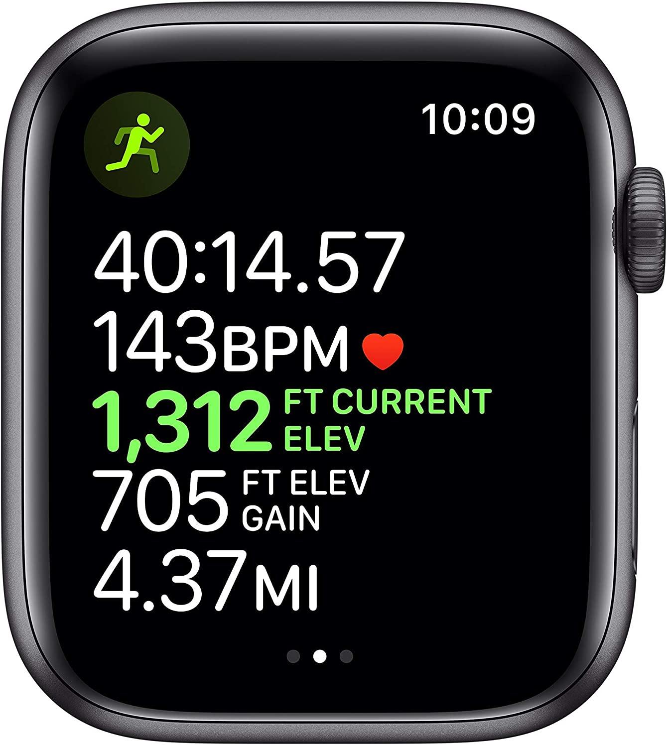 Apple Watch Series 5 (GPS + Cellular, 40MM) - Gold Aluminum Case with Pink Sand Sport Band (Renewed) - JOY2ESpree