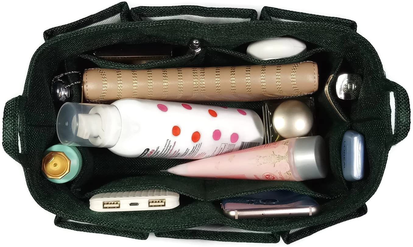 K&M Quality Product Purse Organizer Insert Medium for LV Speedy 30 Longchamp Cuir