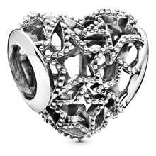 
                        
                          画像をギャラリービューアに読み込む, Pandora Jewelry Openwork Heart and Beaded Stars Sterling Silver Charm - JOY2ESpree
                        
                      