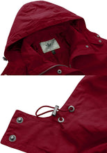 
                        
                          Load image into Gallery viewer, WenVen Women's Military Anorak Jacket Hoodie Lightweight Cotton Casual Coat - JOY2ESpree
                        
                      