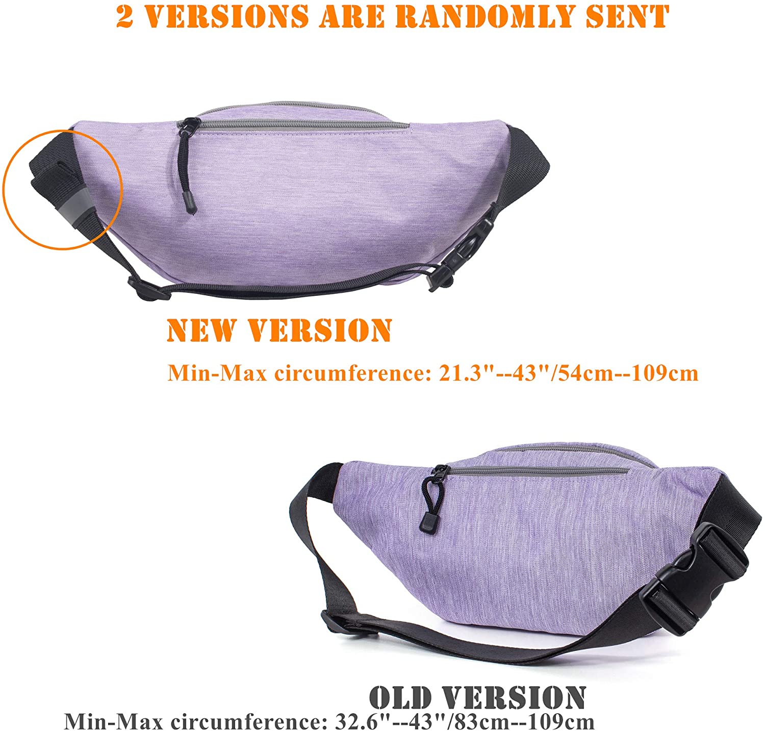 TOPERIN Fashion Fanny Pack Cute Running Belt Waist Pack Running Waist Bag Belt