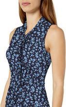 
                        
                          Muat gambar ke penampil Galeri, Amazon Brand - Lark &amp; Ro Women's Sleeveless Crossover Twist Neck Faux Wrap Dress
                        
                      
