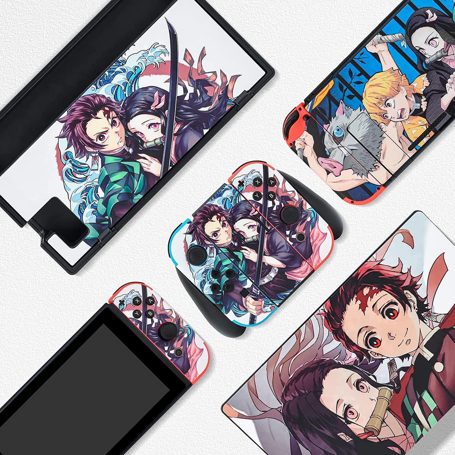 DLseego Switch Skin Sticker Pretty Pattern Full Wrap Skin Protective Film Sticker Compatible with Nintendo Switch - Boys and Girls - JOY2ESpree