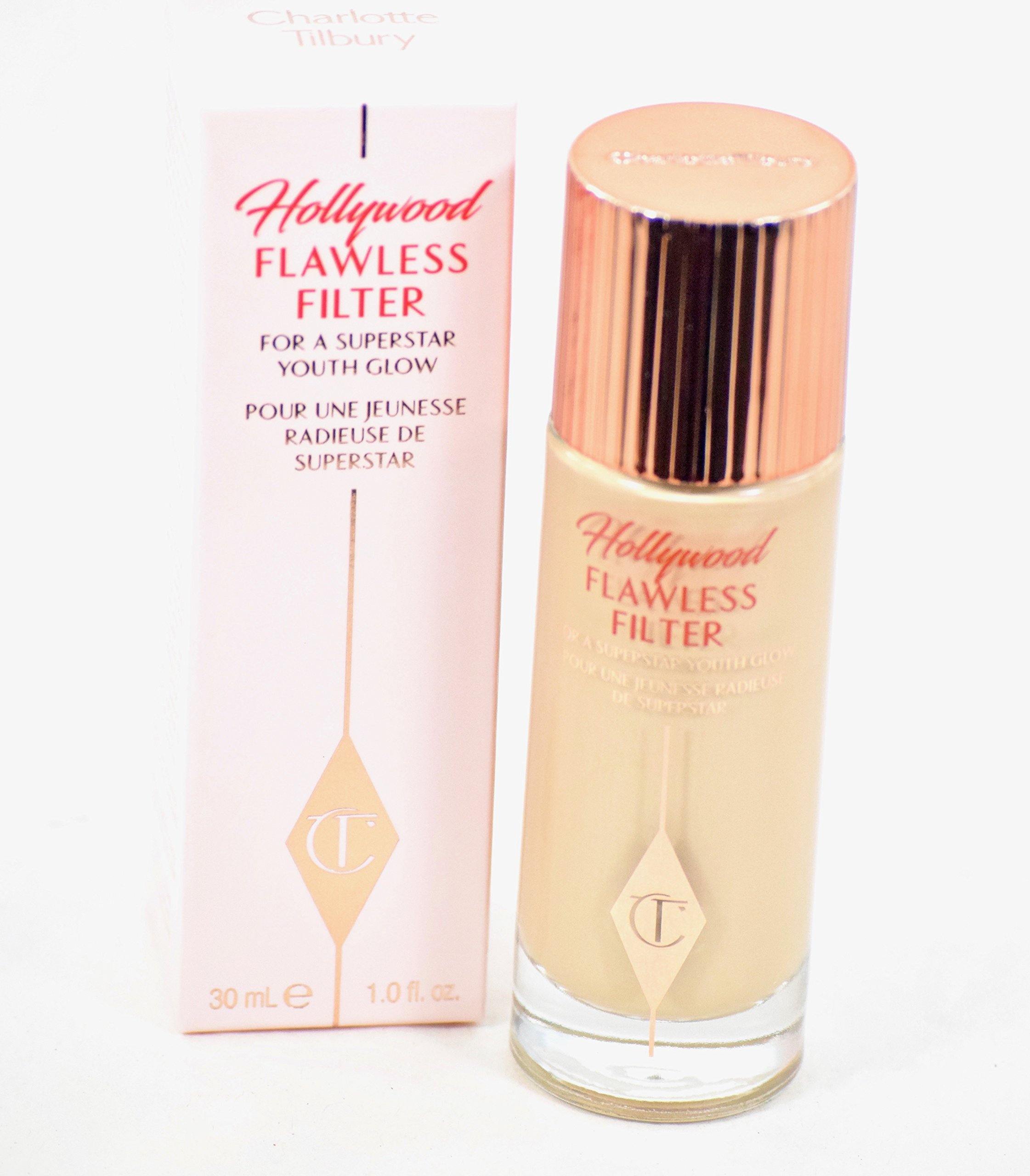 Charlotte Tilbury Hollywood Flawless Filter Face Foundation Primer & Highlight - 1 oz Full Size (Shade 1)