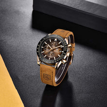
                        
                          Muat gambar ke penampil Galeri, BENYAR Chronograph Mens Watch Quartz Movement 30M Waterproof | Leather Watch Strap
                        
                      