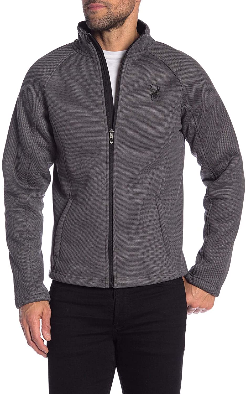Spyder Men's Stellar Jacket Sherpa Lined Bonded Fleece