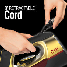 
                        
                          Muat gambar ke penampil Galeri, CHI Steam Iron for Clothes with Titanium Infused Ceramic Soleplate, 1700 Watts
                        
                      