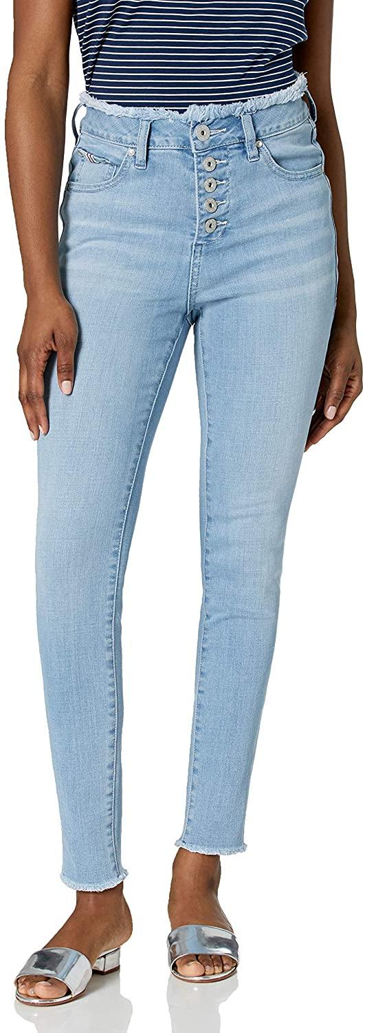 Jag Jeans Women's Petite Gwen Skinny W/Raw Edge W/B Jean