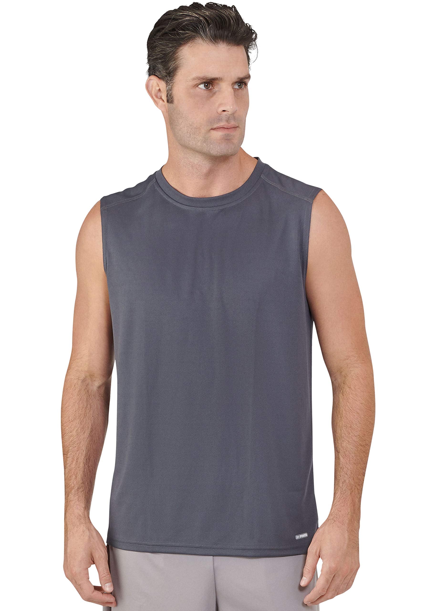 Russell Athletic Men's Dri-Power Performance Mesh Sleeveless Muscle