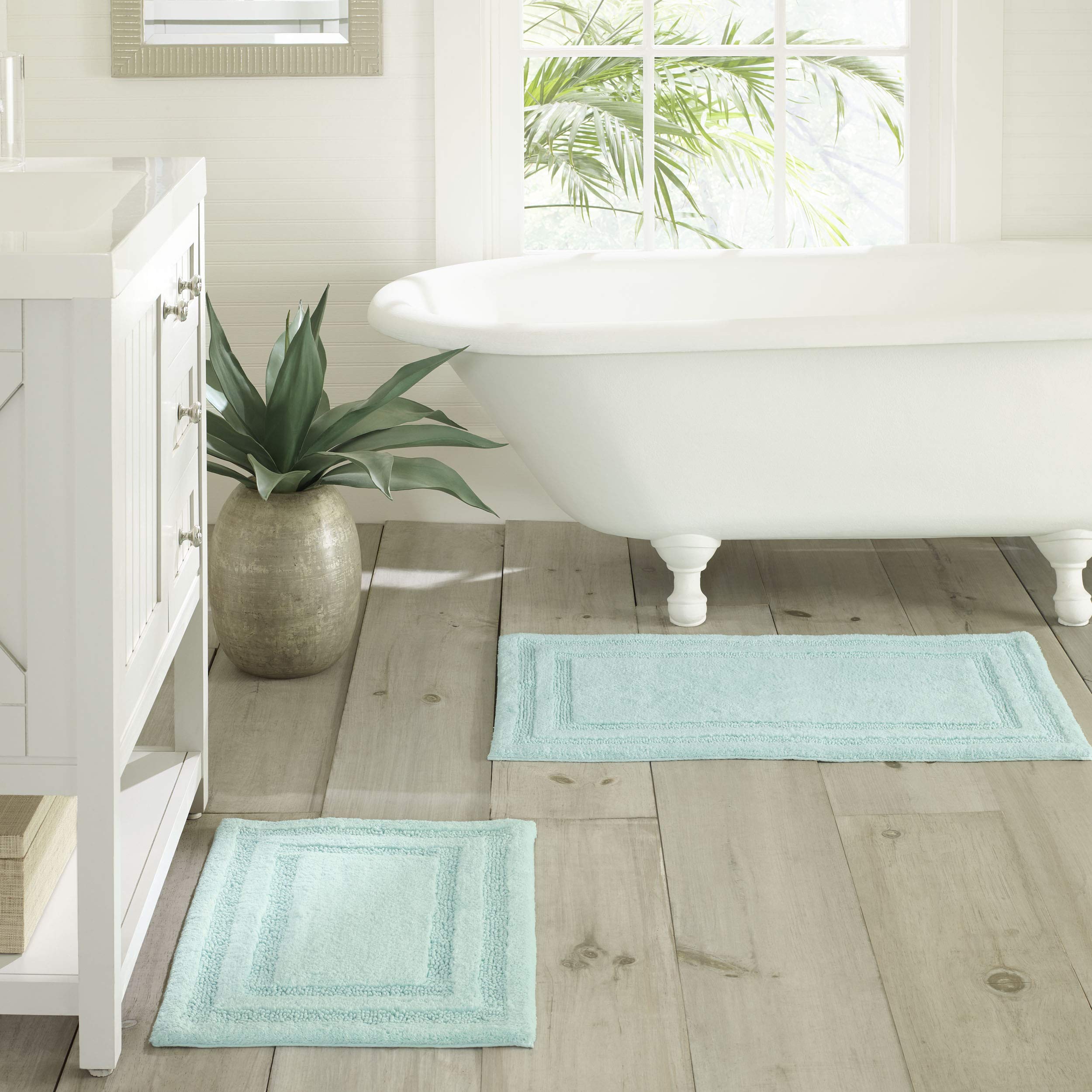 Tommy Bahama Isla Bath Rug Set, 17x24, Turquoise