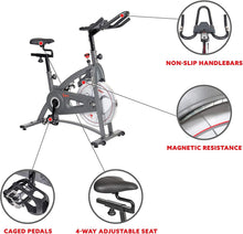
                        
                          Cargar imagen en el visor de la galería, Sunny Health &amp; Fitness Endurance Series Magnetic Indoor Cycling Exercise Bike - JOY2ESpree
                        
                      