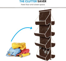 
                        
                          Cargar imagen en el visor de la galería, Zober Hanging Purse Organizer For Closet Clear Handbag Organizer
                        
                      