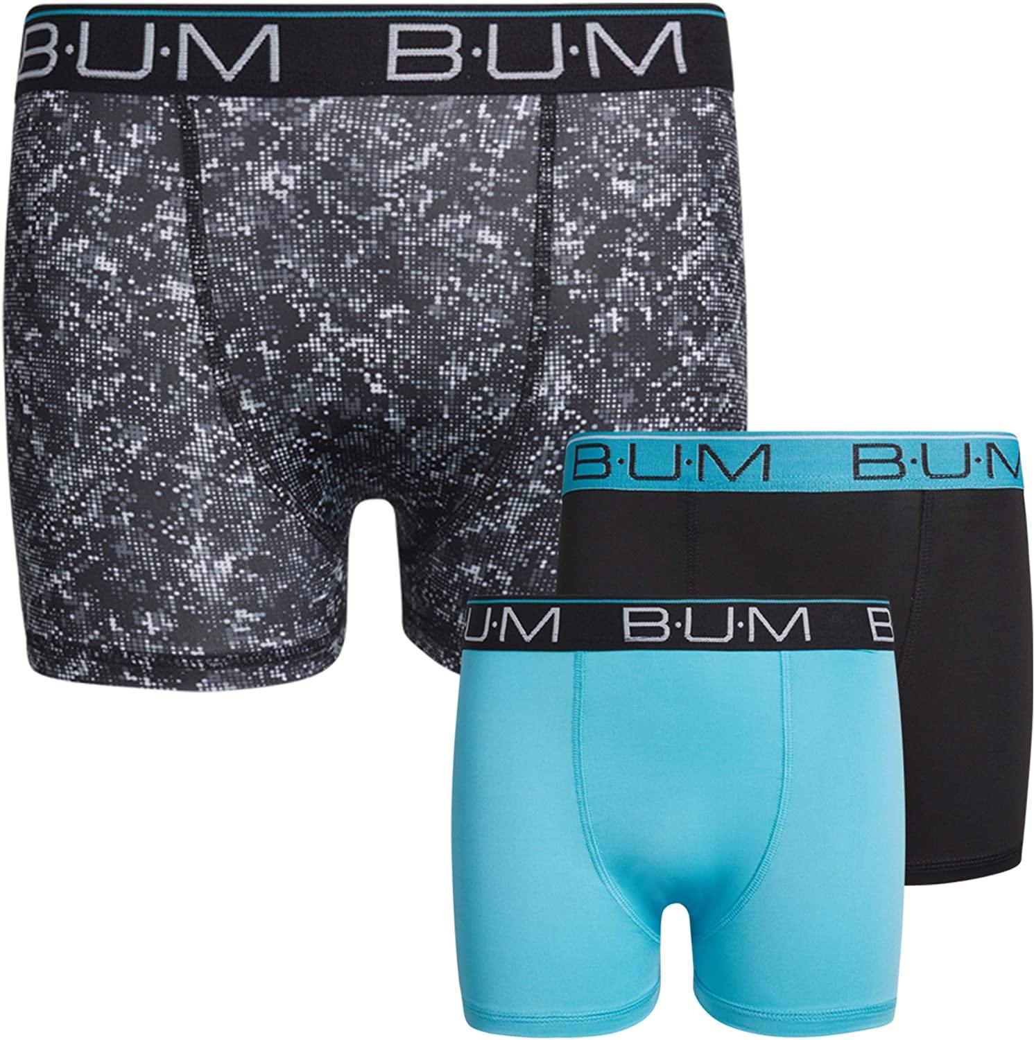 B.U.M. Equipment Boys Performance Dry-Fit Compression Boxer Briefs (3 Pack) - JOY2ESpree