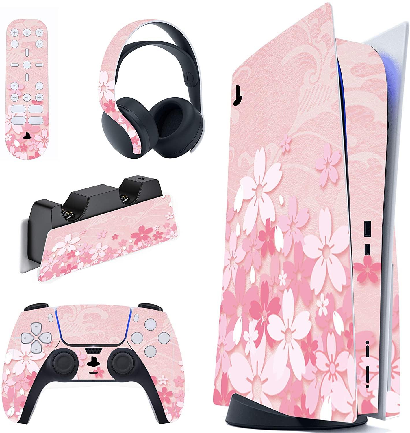 PlayVital Colorful Triangle Full Set Skin Decal for PS5 Console Disk Edition - JOY2ESpree