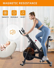 
                        
                          Load image into Gallery viewer, OVICX Indoor Cycling Bike Stationary Bike with Magnetic Resistance Indoor Cycling Bike Exercise Bikes - JOY2ESpree
                        
                      