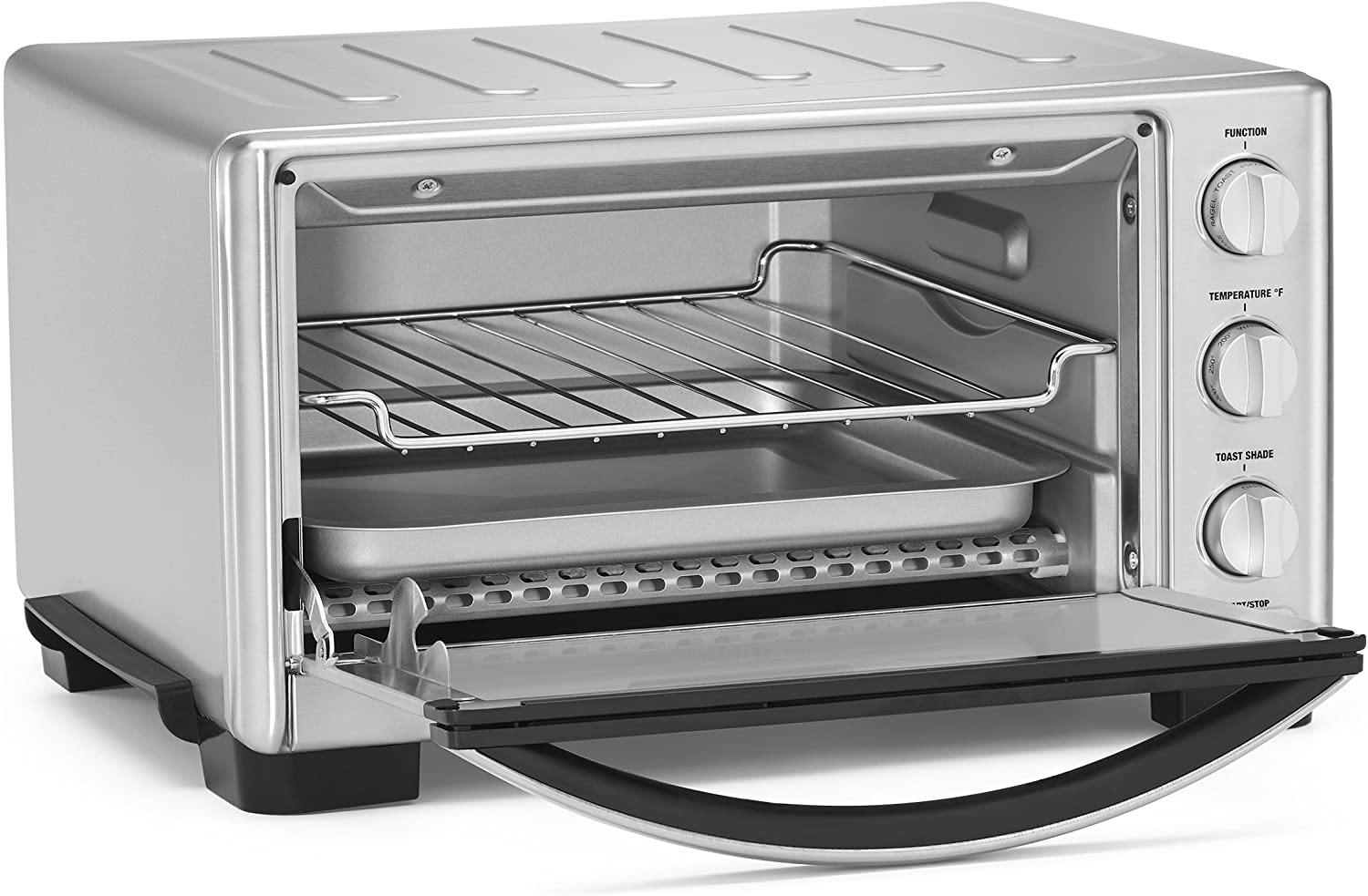 Cuisinart TOB-1010 Toaster Oven Broiler, 11.77" x 15.86" x 7.87", Silver - JOY2ESpree