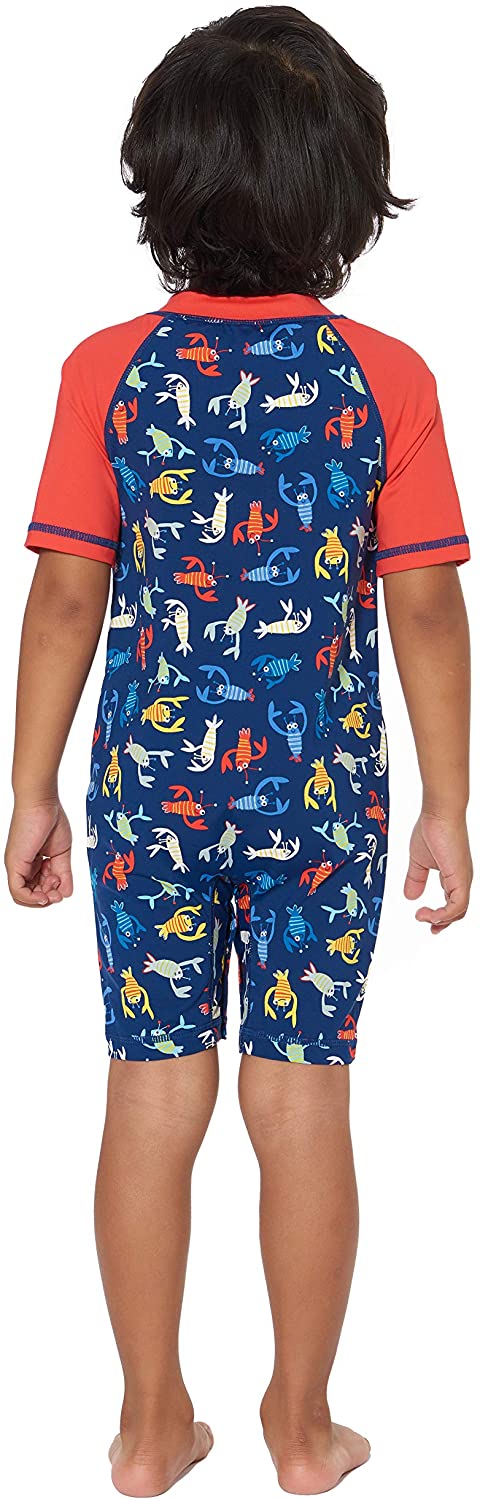 Tommy Bahama Boys' One Piece Rashguard Swimsuit Bathingsuit