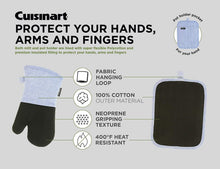 
                        
                          Muat gambar ke penampil Galeri, Cuisinart Chambray Neoprene Mini Oven Mitts, 2 Pack – Heat Resistant to 400 F . - JOY2ESpree
                        
                      