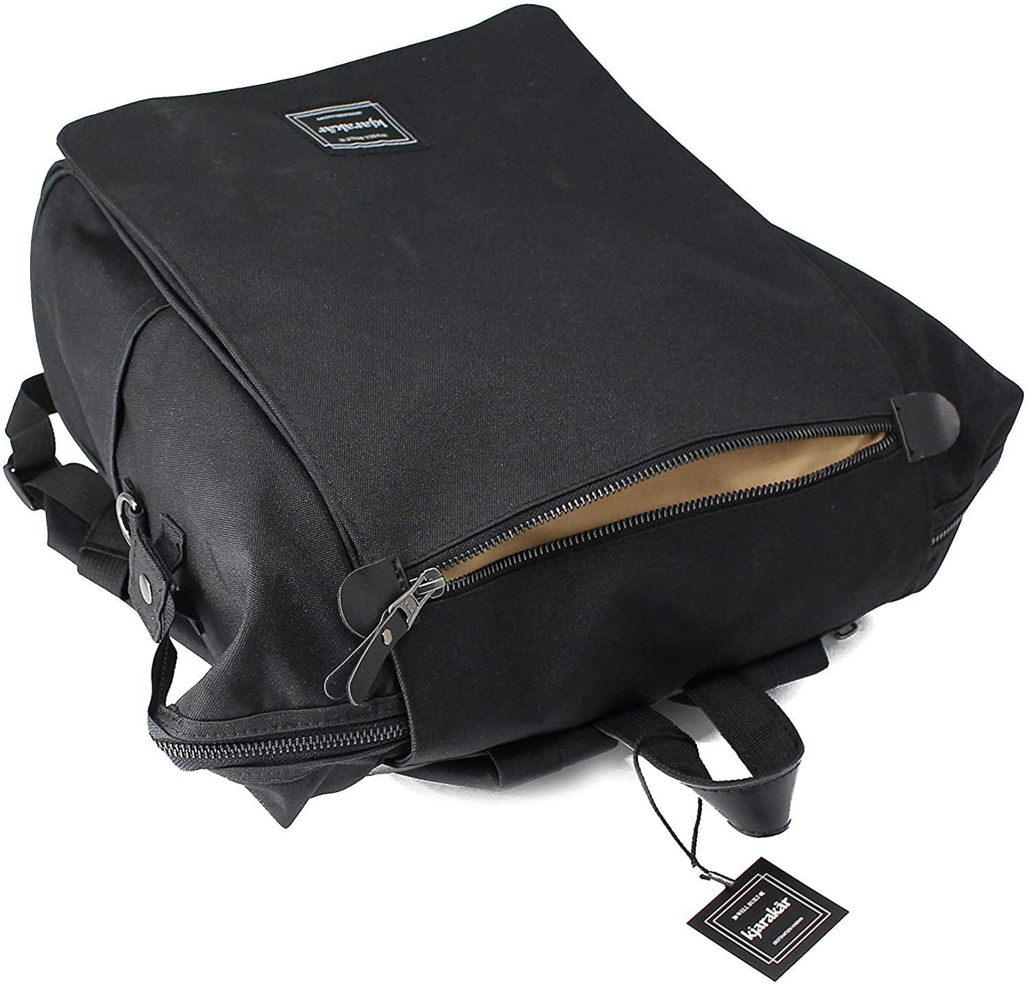 KJARAKÄR Backpack | Classic & Premium Styles | Metal Zippers | Leather Accessories | Gym, Work, School, Diaper Bag - JOY2ESpree