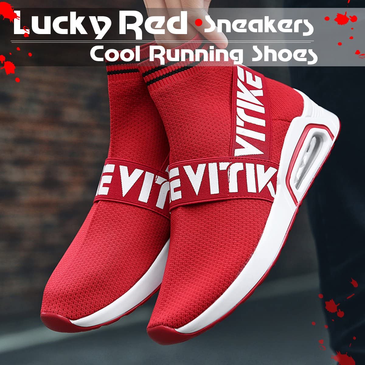 Women's Walking Shoes Running Shoes Socks Platform Fashion Mesh Sneakers Air Cushion Athletic Gym Casual Loafers Dance Hip-hop Shoes
