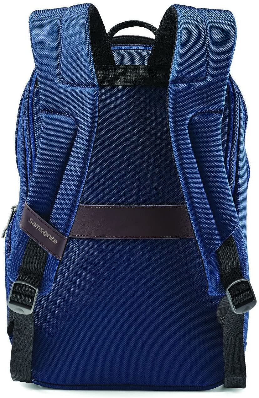 Samsonite Kombi Business Backpack, Black/Brown, 17.5 x 12 x 7-Inch