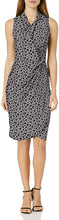 
                        
                          Muat gambar ke penampil Galeri, Amazon Brand - Lark &amp; Ro Women's Sleeveless Crossover Twist Neck Faux Wrap Dress
                        
                      