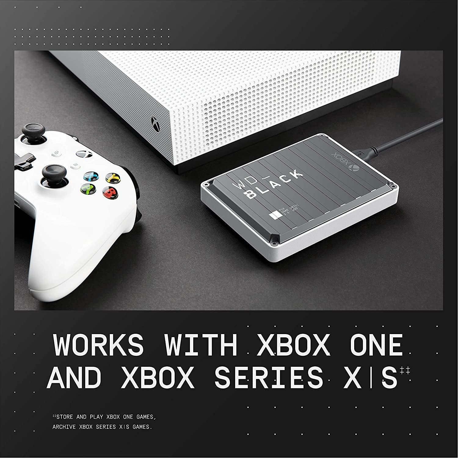 WD_Black 5TB P10 Game Drive, Portable External Hard Drive HDD, Compatible with Playstation, Xbox, PC, & Mac - WDBA3A0050BBK-WESN - JOY2ESpree