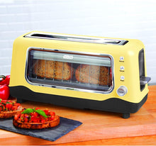 
                        
                          गैलरी व्यूवर में इमेज लोड करें, Dash Clear View Toaster: Extra Wide Slot Toaster with Stainless Steel Accents + See Through Window . - JOY2ESpree
                        
                      