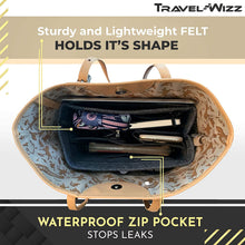 
                        
                          Cargar imagen en el visor de la galería, Handbag Organizer - 2in1 Purse Organizer Insert with Inner Zipped Pocket - Tote Shaper fits Speedy Neverfull - Grey Medium
                        
                      