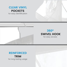 
                        
                          Cargar imagen en el visor de la galería, Zober Hanging Purse Organizer For Closet Clear Handbag Organizer
                        
                      
