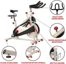 
                        
                          將圖片載入圖庫檢視器 Sunny Health &amp; Fitness Premium Indoor Cycling Exercise Bike with Clip-In Pedals - SF-B1509/C - JOY2ESpree
                        
                      
