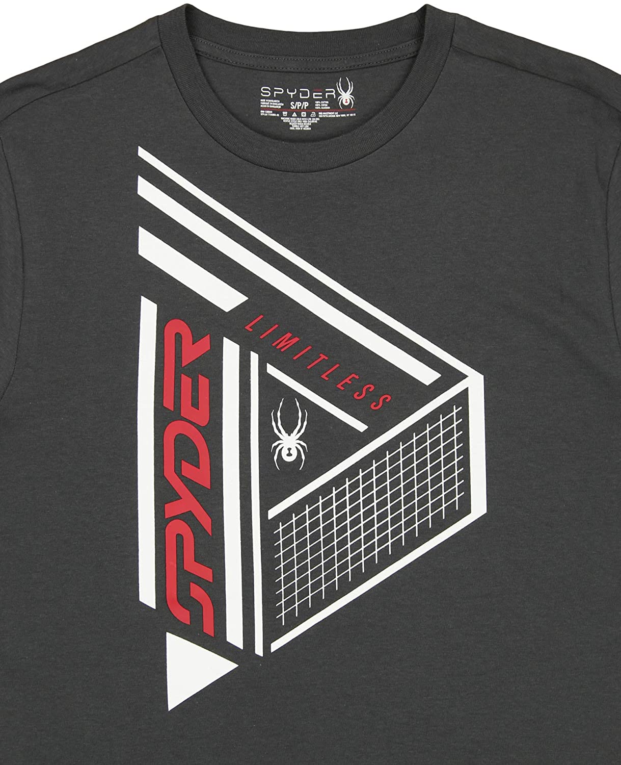 Spyder Men's Athletic Short Sleeve Graphic Cotton T-Shirt