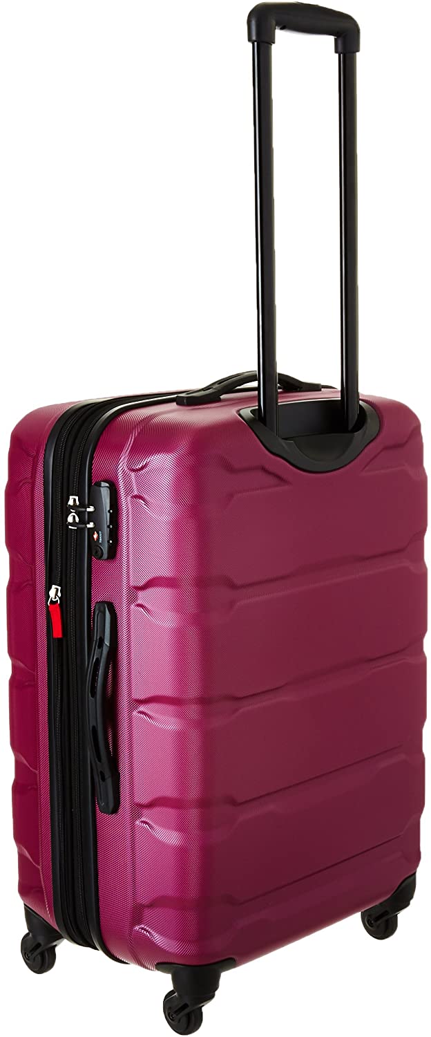 Samsonite Omni PC Hardside Expandable Luggage with Spinner Wheels, Black, Carry-On 20-Inch
