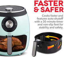 
                        
                          Load image into Gallery viewer, Dash DFAF455GBAQ01 Deluxe Electric Air Fryer + Oven Cooker with Temperature Control
                        
                      