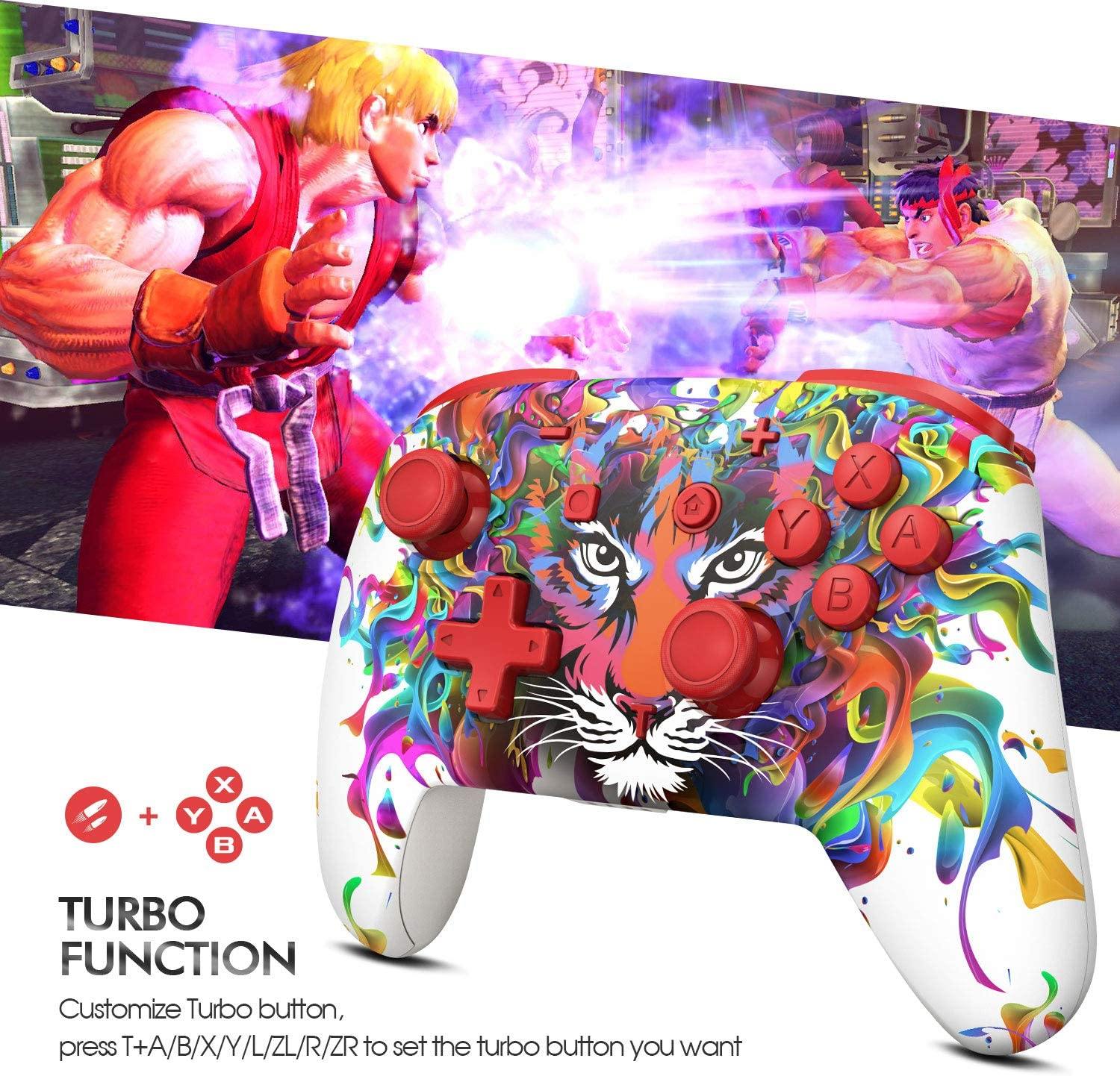 Wireless Gaming Controller for Nintendo Switch, Gamepad with Dual Vibration and Six Axis, Controller for Switch, Switch Lite, Windows XP/10/7/8/8.1 - JOY2ESpree