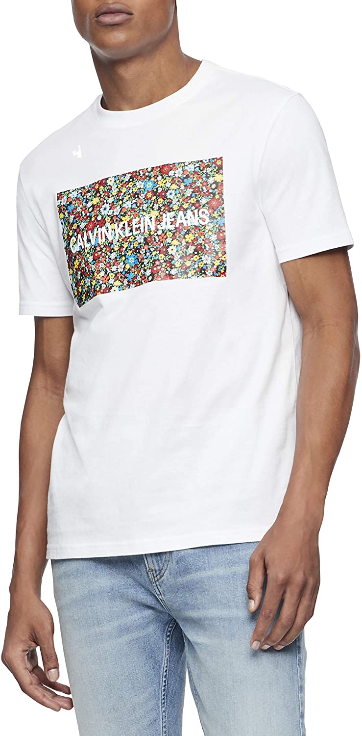 Calvin Klein Men's Short Sleeve Monogram Logo T-Shirt
