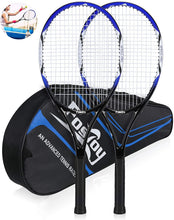
                        
                          Muat gambar ke penampil Galeri, Fostoy Adult Recreational Tennis Racket, 27 inch Tennis Racquet with Carry Bag, Professional Tennis Racket, Good Control Grip, Vibration Dampe - JOY2ESpree
                        
                      