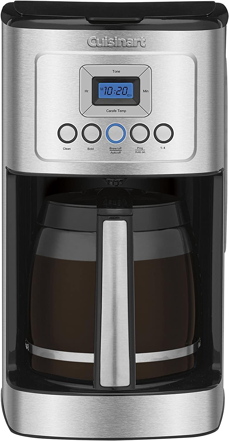 Cuisinart DCC-3200W Perfectemp Coffee Maker, 14 Cup Progammable Coffeemaker with Glass Carafe, White - JOY2ESpree