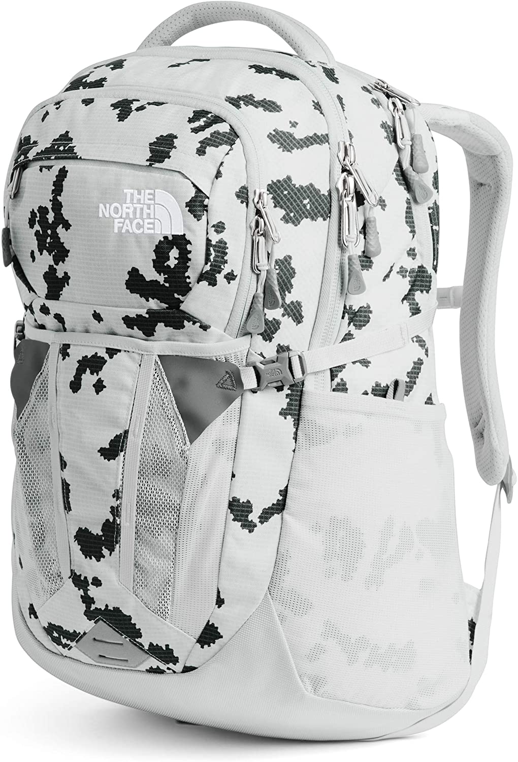 The North Face Women's Recon Backpack, TNF Black Heather/Silver Reflective, One Size